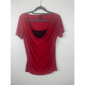 Jasonmaxwell blouse size M color red